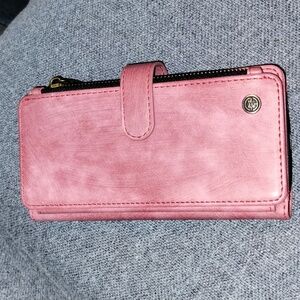 Pink Leather Phone Case